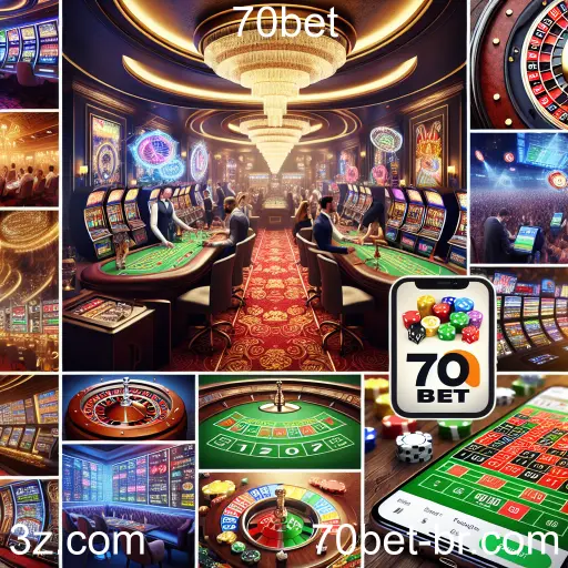 Imagem promocional da 70bet mostrando a plataforma e suas vantagens